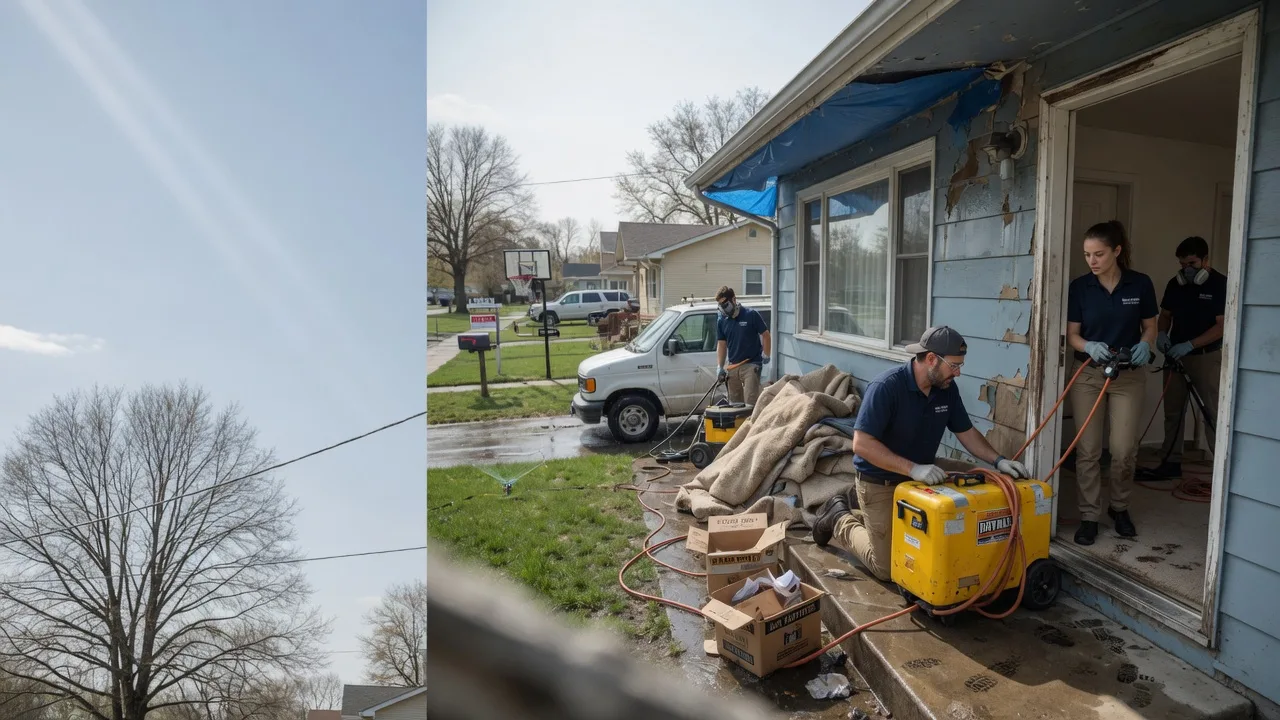 Basement Flood Cleanup in Meadville, MO near me